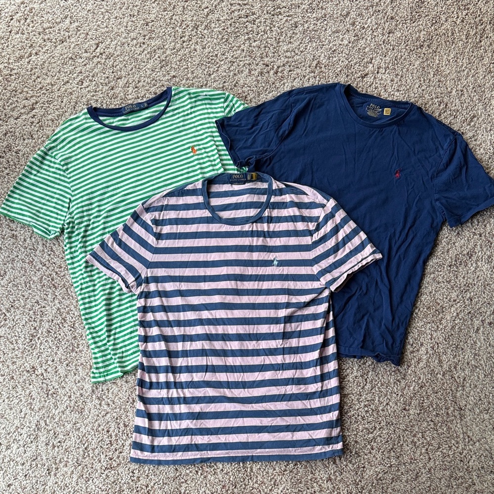 Ralph Lauren lot of 3 T-Shirts Set - L